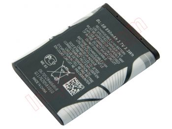 Generic BL-5B battery without logo for Nokia 3220 - 890 mAh / 3.7 V / 3.3 Wh / Li-Ion
